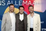 Hilversum 9 september 2025
NPO najaarspresentatie bij beeld en geluid . 
Stijn v Vliet Tobias Camman en Daan Boom