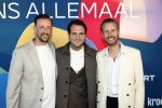 Hilversum 9 september 2025
NPO najaarspresentatie bij beeld en geluid . 
Stijn v Vliet Tobias Camman en Daan Boom