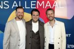 Hilversum 9 september 2025
NPO najaarspresentatie bij beeld en geluid . 
Stijn v Vliet Tobias Camman en Daan Boom