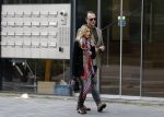 Amsterdam 27 september 2025
Sylvie Meis met haar nieuwe vriend Patrick Gruhn in Amsterdam op de zuidas .