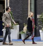 Amsterdam 27 september 2025
Sylvie Meis met haar nieuwe vriend Patrick Gruhn in Amsterdam op de zuidas .