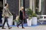 Amsterdam 27 september 2025
Sylvie Meis met haar nieuwe vriend Patrick Gruhn in Amsterdam op de zuidas .