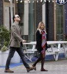 Amsterdam 27 september 2025
Sylvie Meis met haar nieuwe vriend Patrick Gruhn in Amsterdam op de zuidas .
