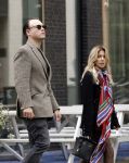 Amsterdam 27 september 2025
Sylvie Meis met haar nieuwe vriend Patrick Gruhn in Amsterdam op de zuidas .