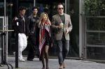 Amsterdam 27 september 2025
Sylvie Meis met haar nieuwe vriend Patrick Gruhn in Amsterdam op de zuidas .