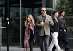 Amsterdam 27 september 2025
Sylvie Meis met haar nieuwe vriend Patrick Gruhn in Amsterdam op de zuidas .