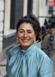 Amsterdam 10 september 2025
Prinses Amalia is uitgenodigd voor een  lunch in de ambtswoning van burgemeester Femke Halsema, waar zij een ontmoeting had met het gemeentebestuur van Amsterdam. Touria Meliani