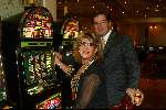 Scheveningen 30 september 2003
Society brunch in het holland casino scheveningen
Astrid Engels achter de gokautomaat