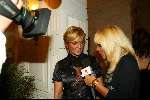 Amsterdam 6 oktober 2003
Beau Monde awards in het amstel hotel
Caroline Tensen wordt geintervieuwd