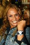 Amsterdam 27 oktober 2003
Presentatie 10 jaar jewels & Watches
Patty Brard met mooi horloge