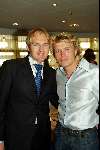 Scheveningen 30 september 2003
Society brunch in het holland casino scheveningen
Christiaan Looman met Hans Klok