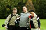 Eindhoven 9 oktober 2003
eerste golfles van Elly v d Elzen & Fransjan v d Elzen
golfpro Robert Bollen