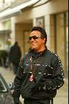 Amsterdam 21 oktober 2003
Gordon als Ruud Gullit op pc hooftstraat t