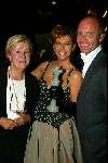 Amsterdam 19 oktober 2003
Nacht van de lingerie in de it 
Chazia Mourali met moeder  en Mart Visser