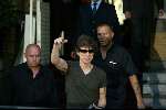 Amsterdam 22 september 2003
Mick Jagger verlaat het amstel hotel