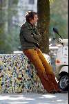 Amsterdam 16 oktober 2003
Ruud de Wild met zijn scooter
