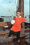 Jant Smit in het Oranje shirt voorzien van de handtekeningen van de Nederlands Elftal-spelers
1998