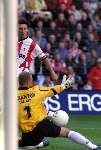 Eindhoven 17 oktober 1999
PSV-Den Bosch 7-0
Luc Nilis contra Maikel Aerts.