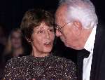 Amsterdam 10 oktober 1999
Mies Bouwman met haar man Leen Timp