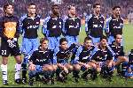 Eindhoven 26 oktober 1999
Wedstrijd in de championsleague tussen PSV-Bayern Munchen, eindstand 2-1
staande v.l.n.r.: Ronald Waterreus, Mark v Bommel, Eric Addo, Ernest Faber, Ruud v Nistelrooy en Luc Nilis.
Gehurkt v.l.n.r.: Joonas Kolkka, Ovidiu Stinga, Johann vogel, Jan Heintze en Jurgen Dirkx