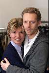 Amsterdam 28 oktober 1999
Opnames van de serie BLAUW BLAUW
Ella v Drumpt en Pim Vet
