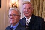 Amsterdam, 19 oktober 1999
Uitreiking boek PRINS DE LIGNAC (Abraham v Leeuwen)
hier met zijn vriend