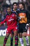 Eindhoven 26 oktober 1999
Wedstrijd in de championsleague tussen PSV-Bayern Munchen, eindstand 2-1
RONALD WATERREUS, GIOVANE ELBER en RUUD V NISTELROOY