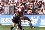 Eindhoven 17 oktober 1999
PSV-Den Bosch 7-0
Ruud van Nistelrooy in duel met Menno Willems.