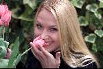 Amsterdam 5 oktober 2000
Adrienne Franz doopt de Bold and the Beautiful tulp.