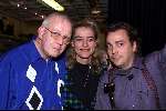 Hilversum 19 oktober 2000
Alice Maywood en har man Roib van Wijk bij de veiling van hun inboedel.
Met veilingmeester