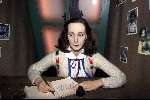 Amsterdam 5 oktober 2000
Anne Frank bij Madame Tussaud