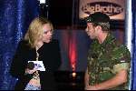 Almere 26 oktober 2000
Big Brother .
Esther Duller en Bart BB in militaire outfit