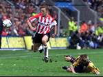 Eindhoven, 29 Oktober 2000
Kompetitie seizoen 2000/20001
PSV-AJAX, eindstand 1-1
Dennis Rommedahl mooie aktie