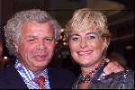 Amsterdam 2 oktober 2000
Modeshow Sheila de Vries in hotel l Europe.
Eddy de Kroes en Vivian Boelen.
