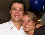 Eindhoven 3 oktober 2000
Huldiging Eindhovense olympische medaillewinnaars
INGE DE BRUIJN met vriend JACCO VERHAEREN
