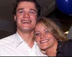 Eindhoven 3 oktober 2000
Huldiging Eindhovense olympische medaillewinnaars
INGE DE BRUIJN met vriend JACCO VERHAEREN
