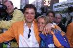 Eindhoven 3 oktober 2000
Huldiging Eindhovense olympische medaillewinnaars
Inge de Bruijn en Jacco Verhaeren