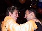 Eindhoven 3 oktober 2000
Huldiging Eindhovense olympische medaillewinnaars
PIETER V D HOOGENBAND met Luc v Agt