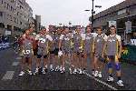 Marathon Eindhoven 8 Oktober 2000
Edwin Smulders Ernie Brandts Erik Gerets Eddy Dubbelboer, Leo v Berkel Peter e.a.