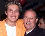 Eindhoven 3 oktober 2000
Huldiging Eindhovense olympische medaillewinnaars
PIETER V D HOOGENBAND met Mart v d Heuvel