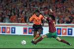 Rotterdam 11 oktober 2000
Nederland - Portugal 0-2
Patrick Kluivert en Fernando Couto