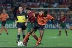 Rotterdam 11 oktober 2000
Nederland - Portugal 0-2
Patrick Kluivert en Bino