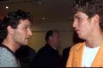 Eindhoven 3 oktober 2000
Huldiging Eindhovense olympische medaillewinnaars
Pieter v d Hoogenband met Ronald Waterreus