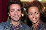 Amsterdam 3 oktober 2000
Premiere RENT
SONJA SILVA TMF met vriend SPIROS