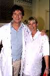 Aalsmeer 23 oktober 2001
Opnames van Medisch Centrum West t.b.v. de Clini Clowns.
Mark Klein Essink en Annemiek Verdoorn.