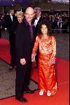 SCHEVENINGEN 21 oktober 2001
Premiere Aida in het circustheater.
Antje Monteiro haar man en dochter