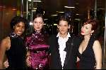 AMSTERDAM 12 OKTOBER 2001
UITREIKING VAN DE TELEVIZIERRING IN THE HEINEKEN MUSIC HALL. 
v.l.n.r. Georgina Kwakye, Aukje v Ginneken, en Victoria Koblenko