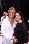 SCHEVENINGEN 21 OKTOBER 2001
PREMIERE van AIDA in het circustheater.
Bastiaan Ragas met zijn zwangere vrouw Mandy Huydts