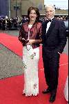 SCHEVENINGEN 21 oktober 2001
Premiere Aida in het circustheater.
Ben Cramer met zijn vrouw