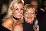 AMSTERDAM 12 OKTOBER 2001
UITREIKING VAN DE TELEVIZIERRING IN THE HEINEKEN MUSIC HALL. 
Caroline Tensen met haar vriendin Claudia